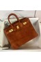 Birkin Σουέτ Teddy χρώμα Χρυσό Υλικό GHW 25cm Πλήρες Χειροποίητο
