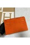 Μίνι Κέλι Pochette Σουέτ Ck93 Πορτοκαλί Χρυσό Υλικό 22cm Πλήρες Χειροποίητο