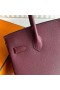 Birkin Epsom Ck55 Καφετί κόκκινο Χρυσό Υλικό 30cm Πλήρες Χειροποίητο Ghw