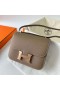 Constance Epsom Ck18 Etoupe Γκρι ροζ Χρυσό Υλικό 18cm Πλήρες Χειροποίητο RGhw