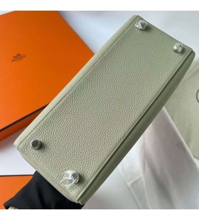 Kelly Τόγκο Q1 Φασκόμηλο Πράσινο Ασημί Υλικό Phw 25cm Πλήρες Χειροποίητο