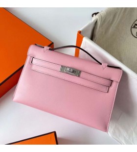 Îίνι ÎÎλι Pochette Swift 3Q ÎÎο Ροζ ÎÏημÎνιο Î¥Î»Î¹ÎºÏ 22cm Phw ΠλήÏÎµÏ Î§ÎµÎ¹ÏοÏοίηÏο
