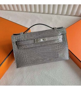 Îίνι ÎÎλι Pochette ÎαμÏεÏά κÏοκοδείλια ÎλιγάÏοÏα 0V Crystal γκÏι ÎÏημί Î¥Î»Î¹ÎºÏ 22cm ΠλήÏÎµÏ Î§ÎµÎ¹ÏοÏοίηÏο Phw