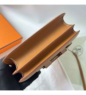 Constance Epsom Ck37 Golden Brown Rose Gold Hardware 18cm ΠλήÏÎµÏ Î§ÎµÎ¹ÏοÏοίηÏο RGhw