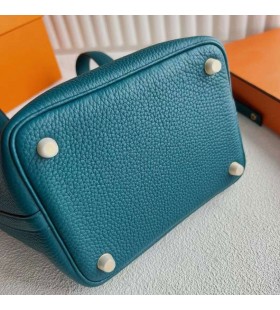 Picotin Κλεμάνς TC W0 indigo Πράσινο Χρυσό Υλικό 18cm Πλήρες Χειροποίητο Ghw